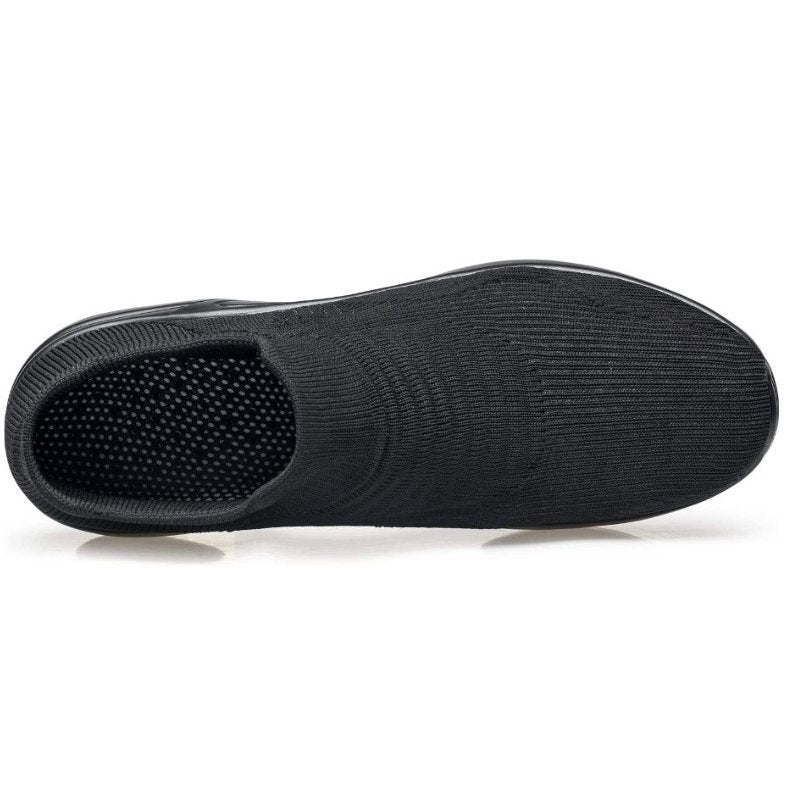 Women's Chunky Knit Platform Slip-On Wedge Trainers