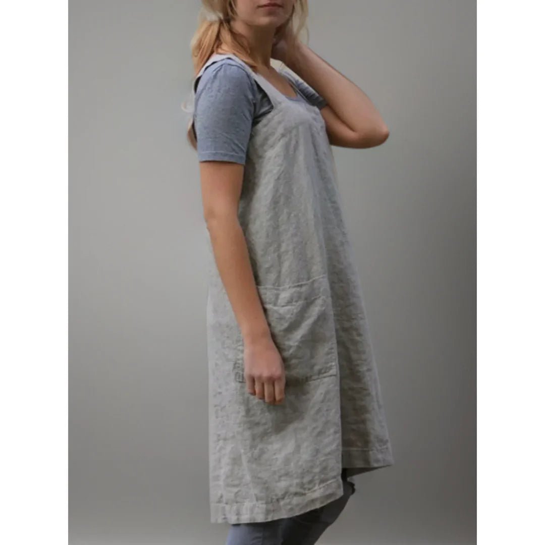 Women's Midi Pinafore Dress