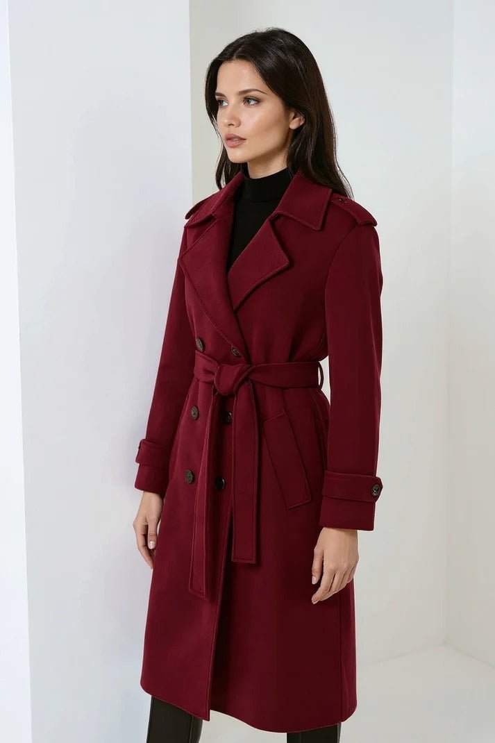 Women's Wool Trench Coat
