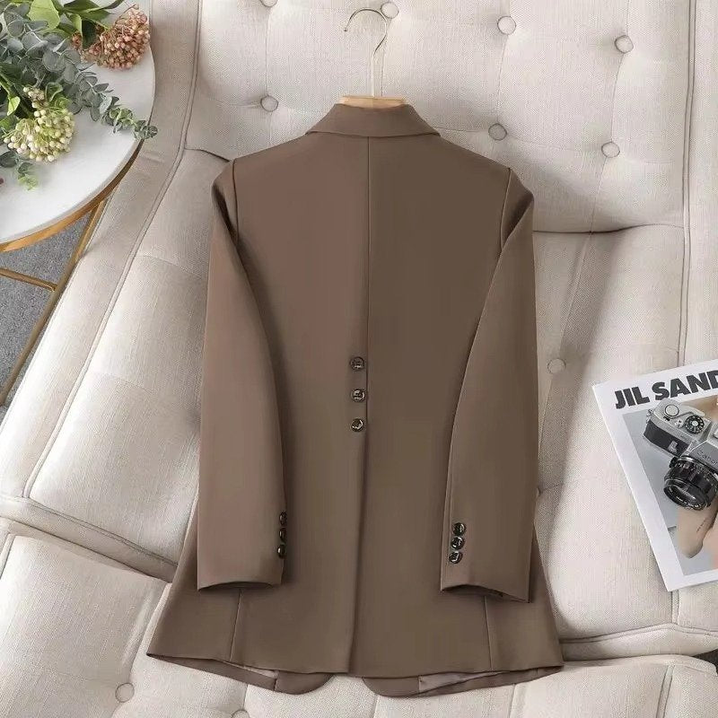 Women's Fitted Single-Button Blazer