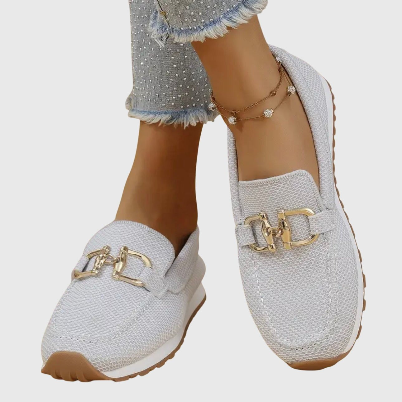 Women's Knit Platform Slip-On Trainers