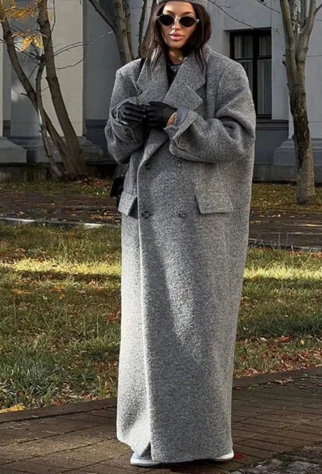 Women's Oversized Maxi Wool Coat