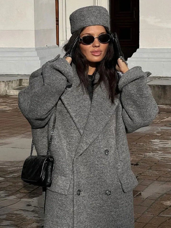 Women's Oversized Maxi Wool Coat
