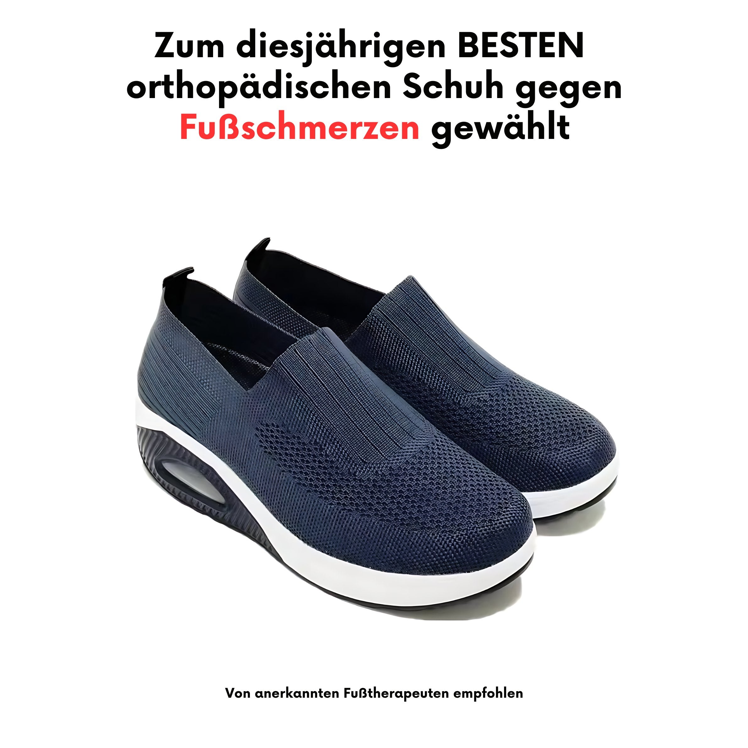 Women's Chunky Knit Platform Slip-On Wedge Trainers
