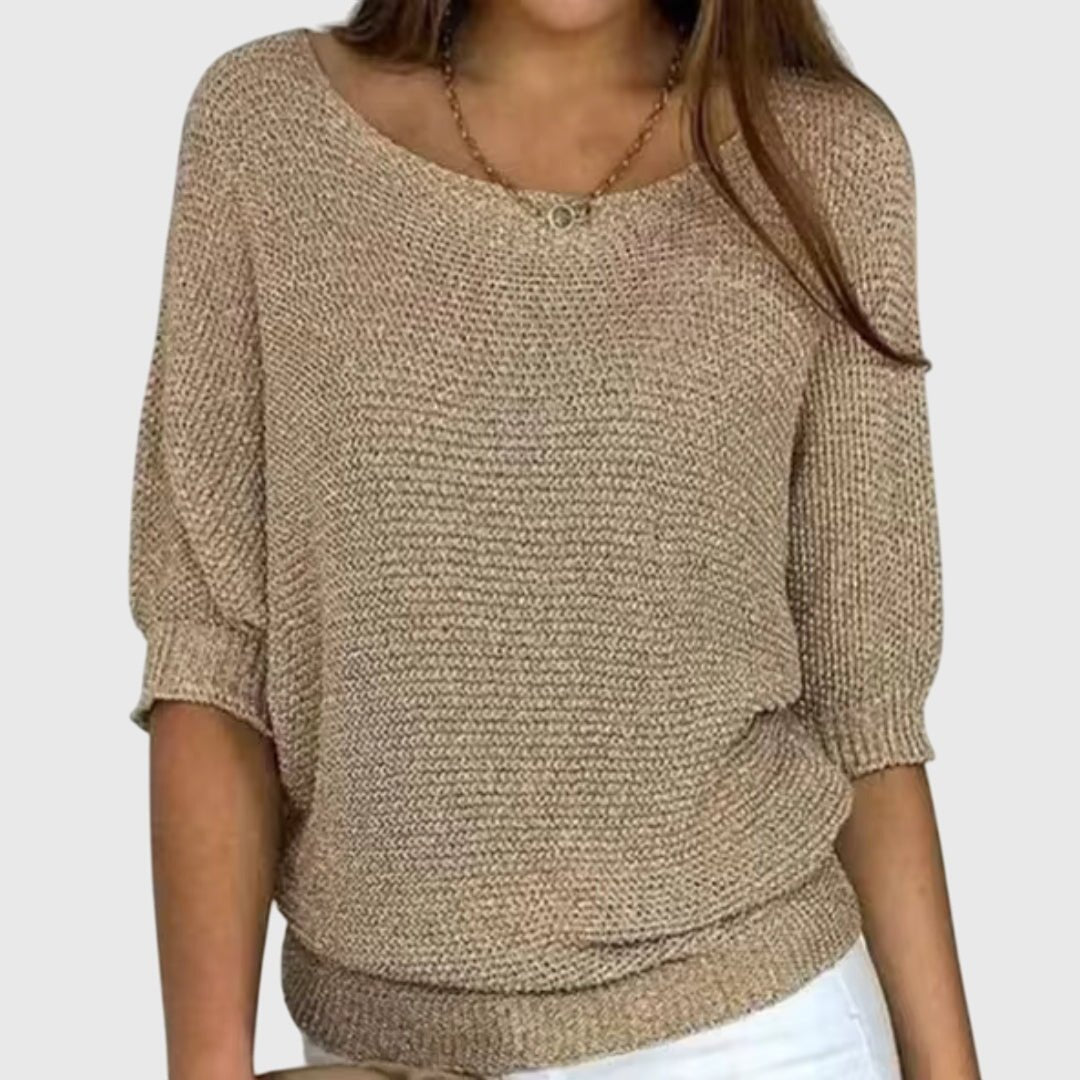 Women's Knit Jumper - Beige