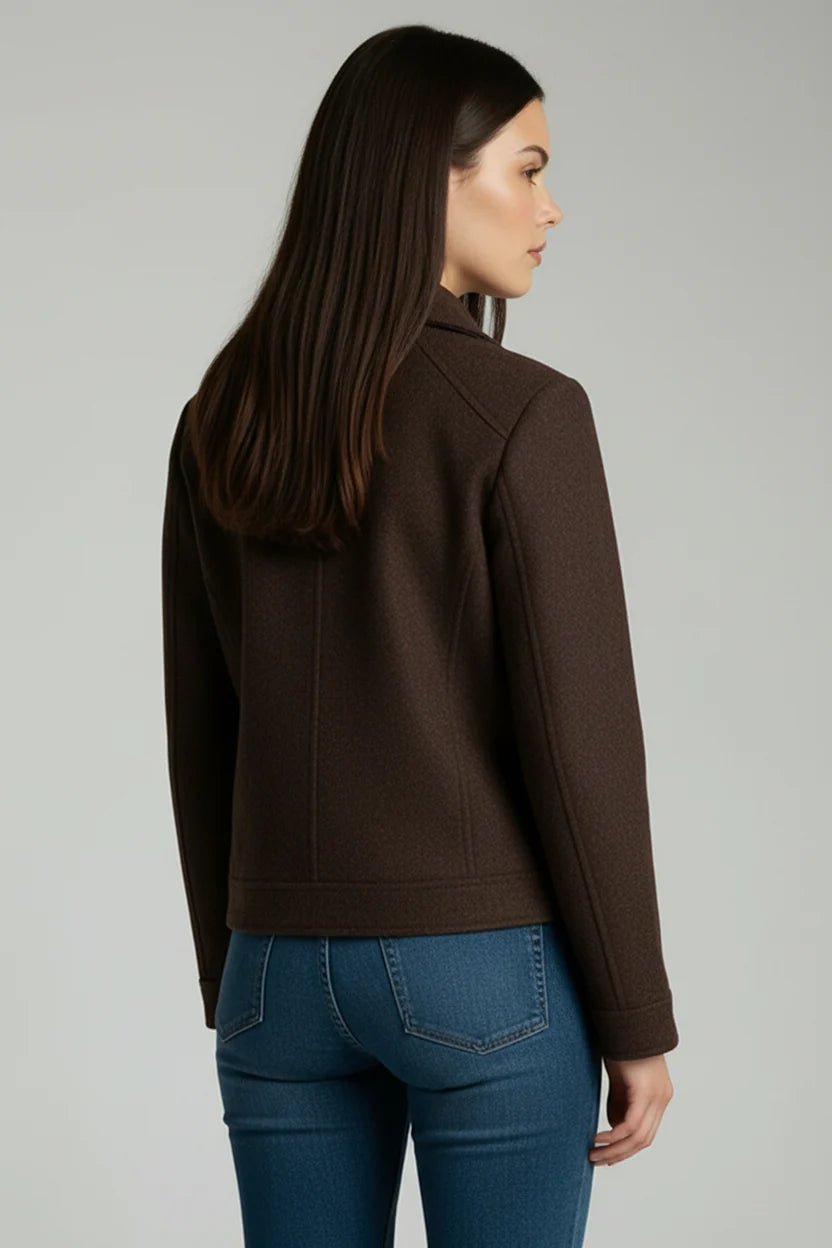 Women's Cropped Wool Jacket