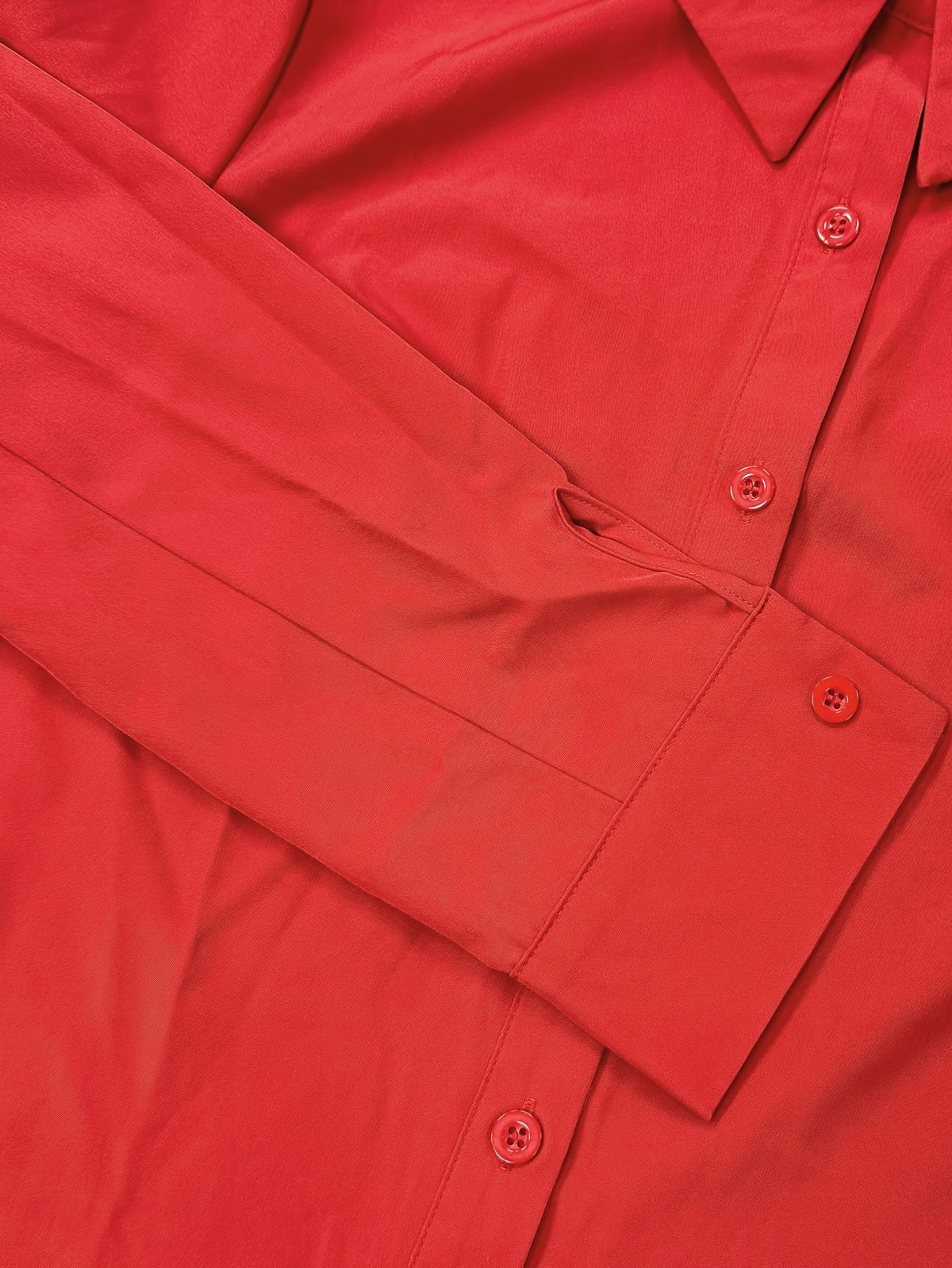 Women's Longline Button-Up Shirt