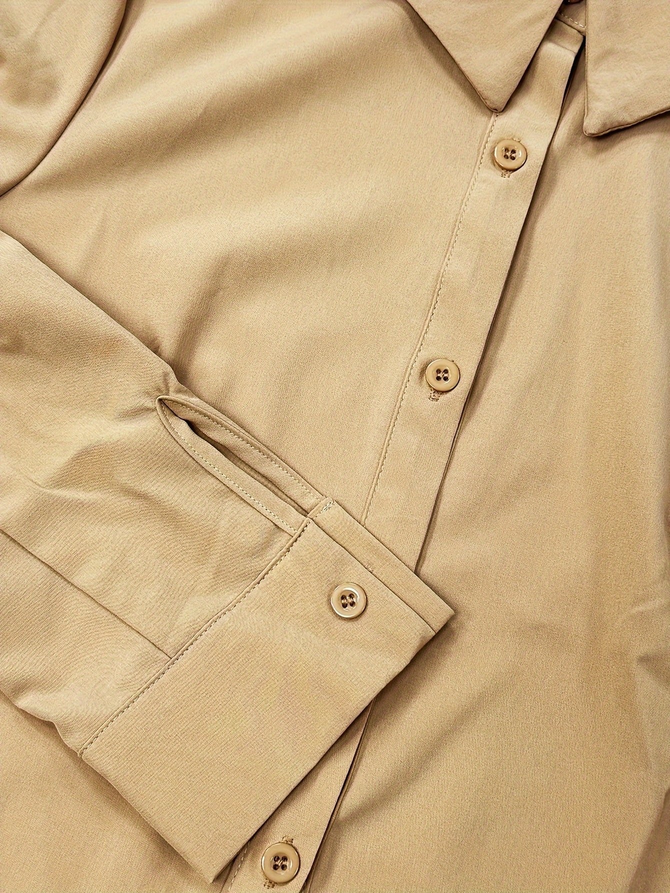 Women's Longline Button-Up Shirt