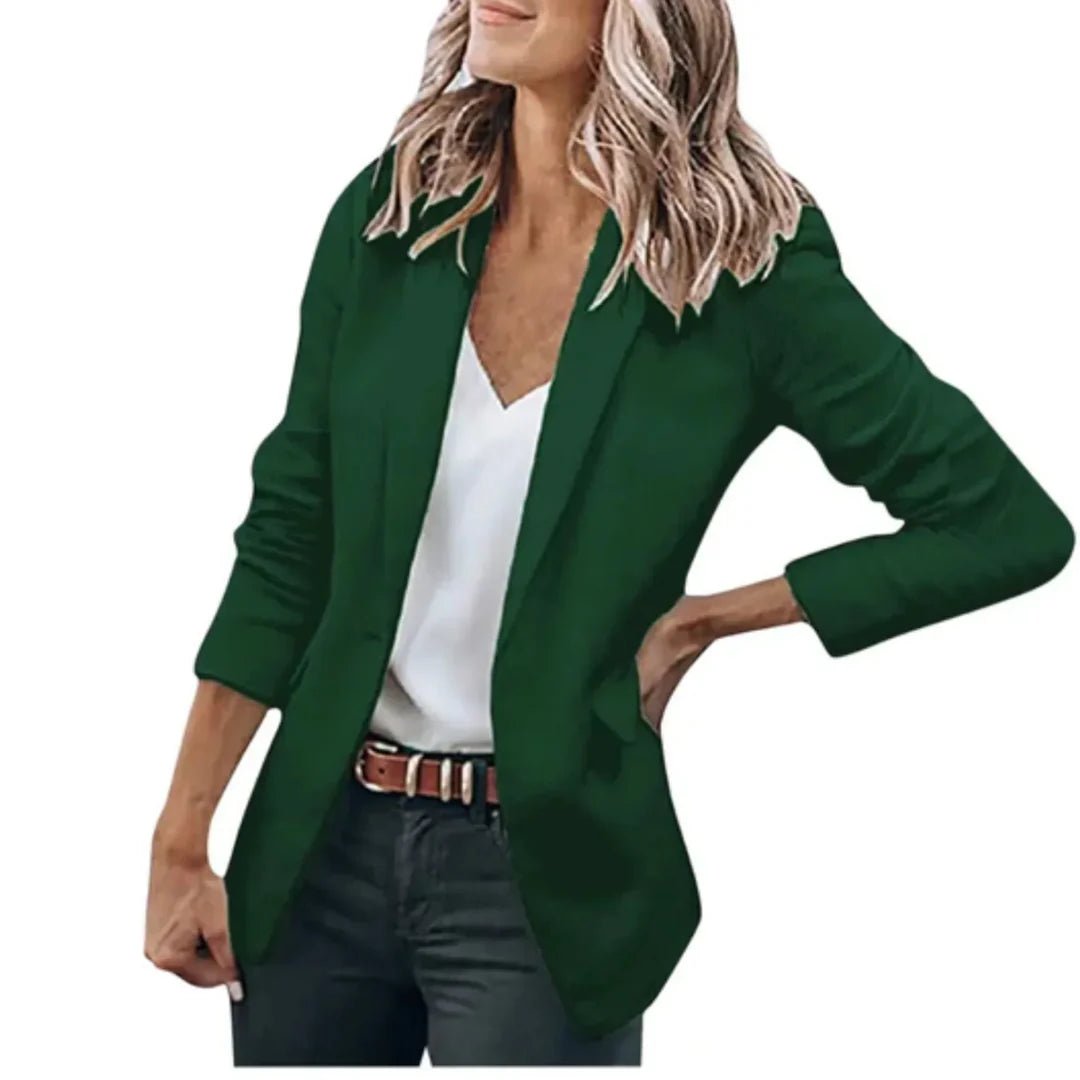 Women's Slim Blazer - Green