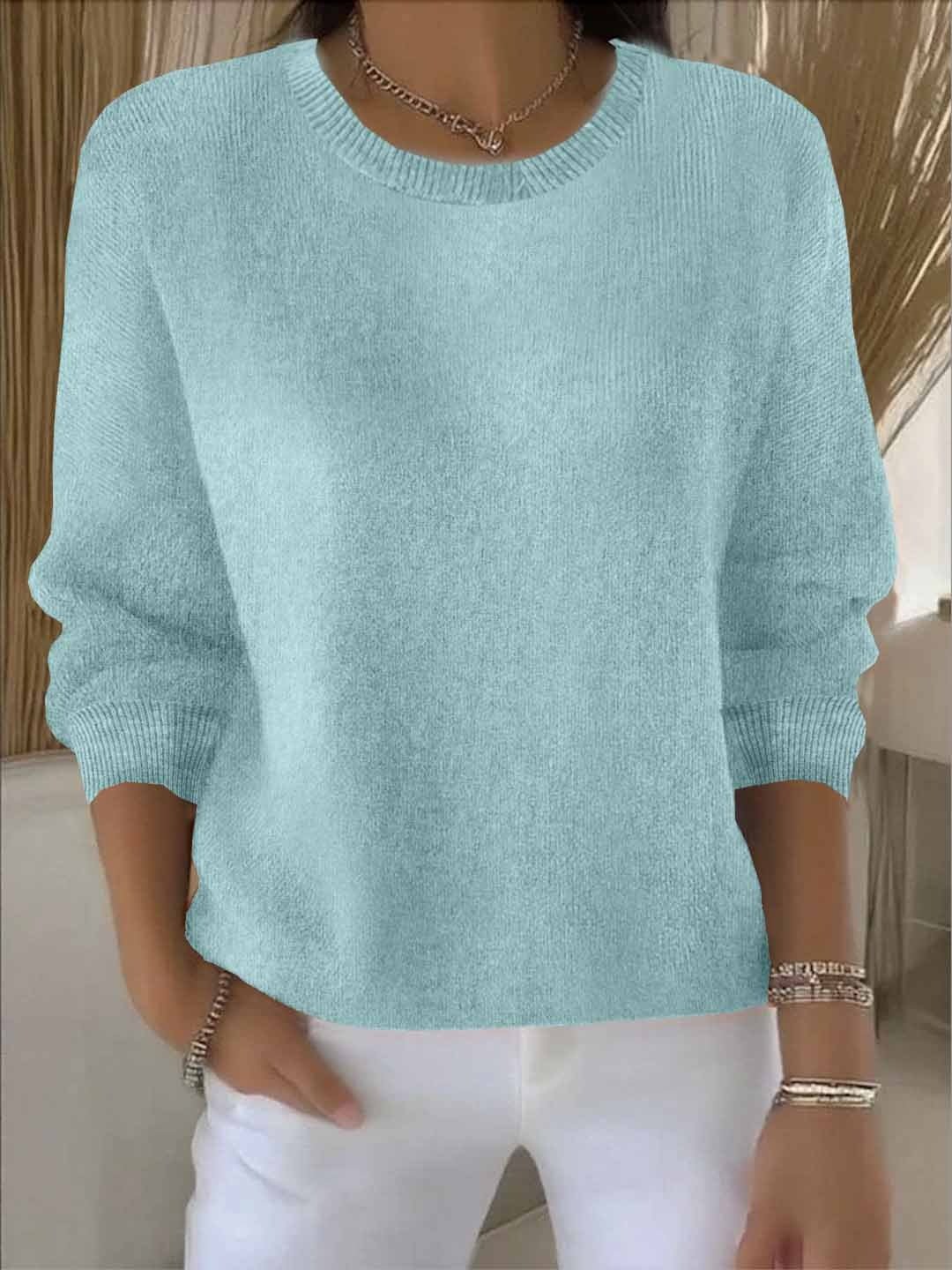 Women's Oversized Jumper - Light Green