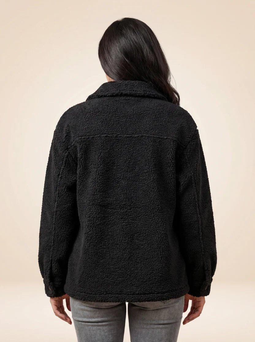 Women's Sherpa Fleece Teddy Shacket