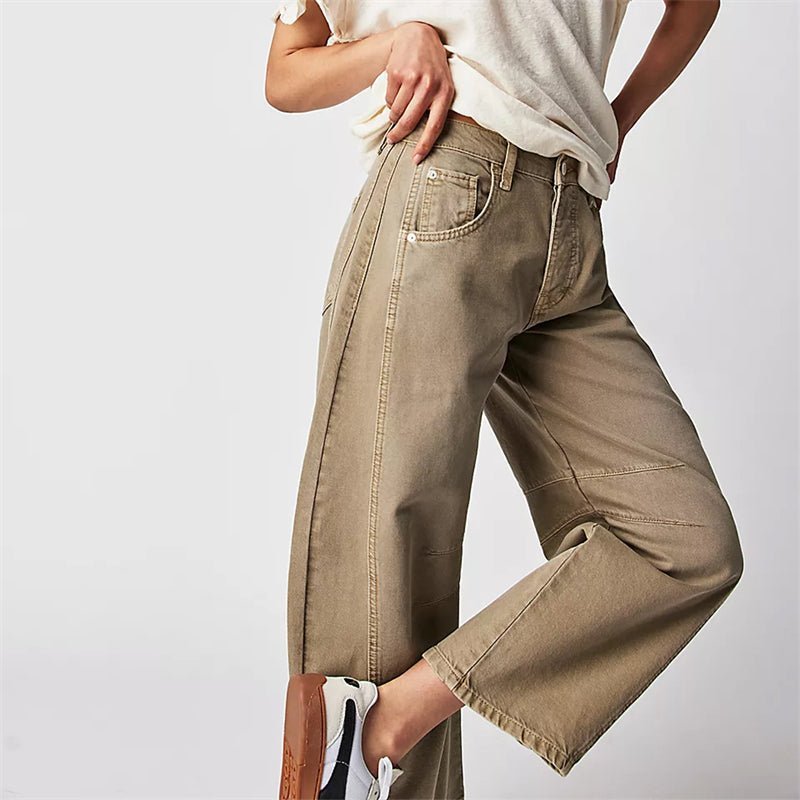 Women's High-Waisted Barrel Jeans