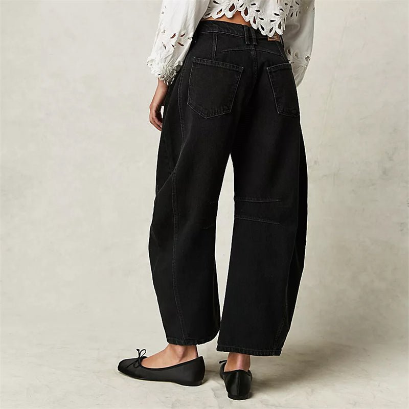 Women's High-Waisted Barrel Jeans