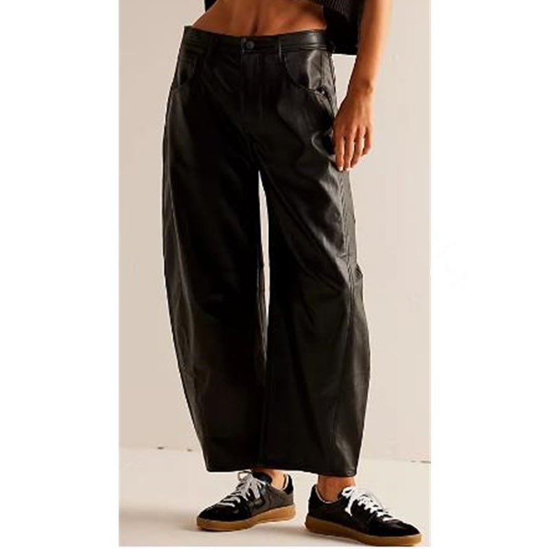 Women's High-Waisted Barrel Jeans