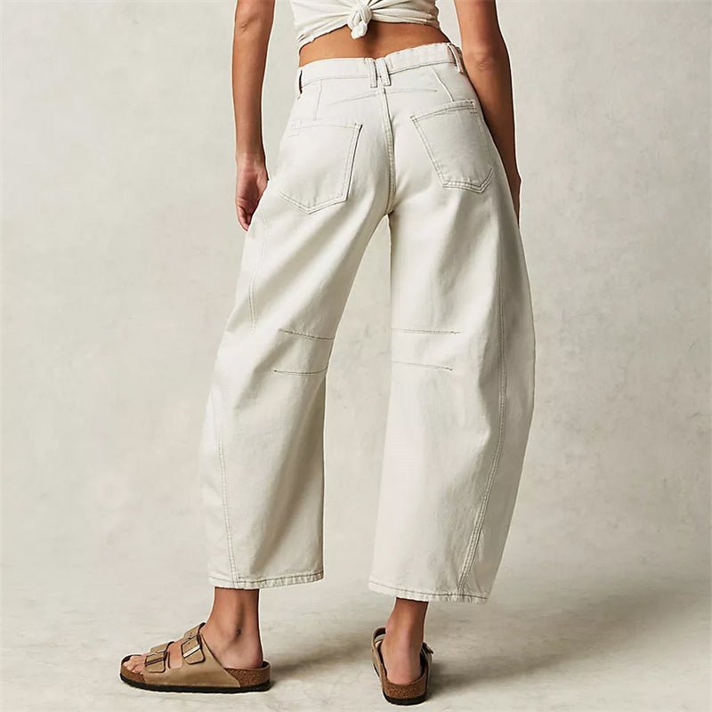 Women's High-Waisted Barrel Jeans