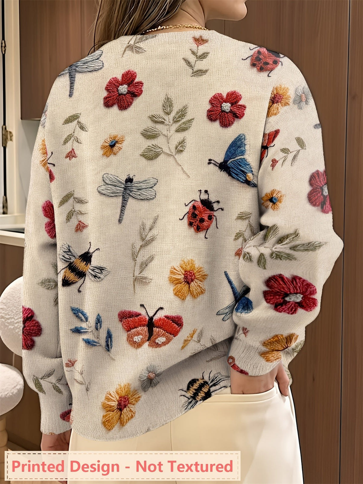Women's Floral Jumper
