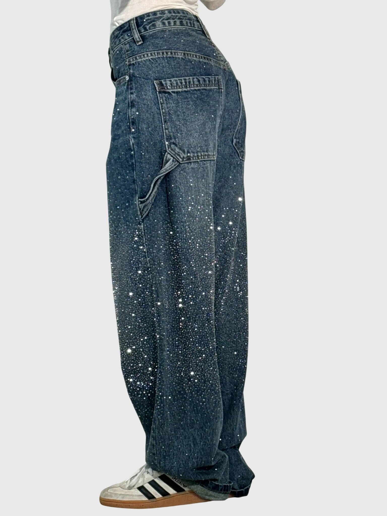 Women's Wide-Leg Cargo Jeans