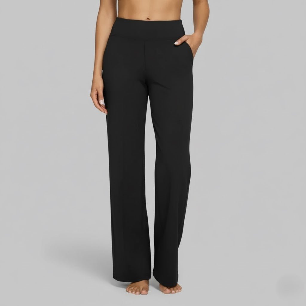Women's High-Waisted Wide-Leg Trousers