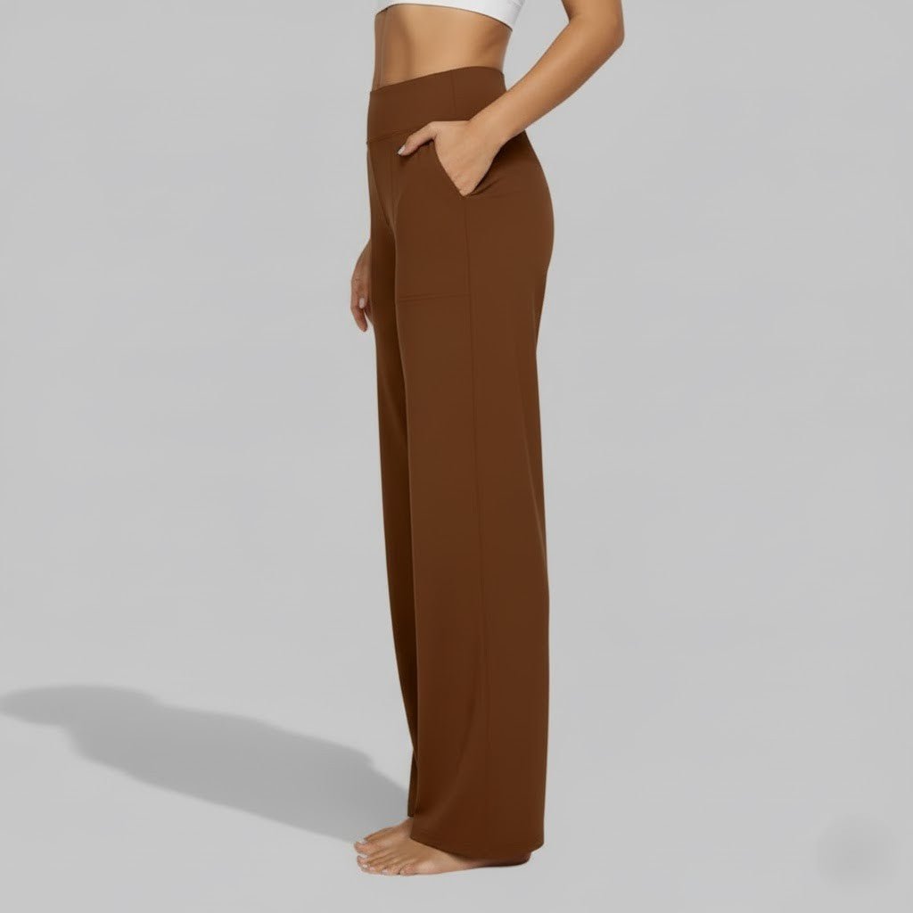Women's High-Waisted Wide-Leg Trousers