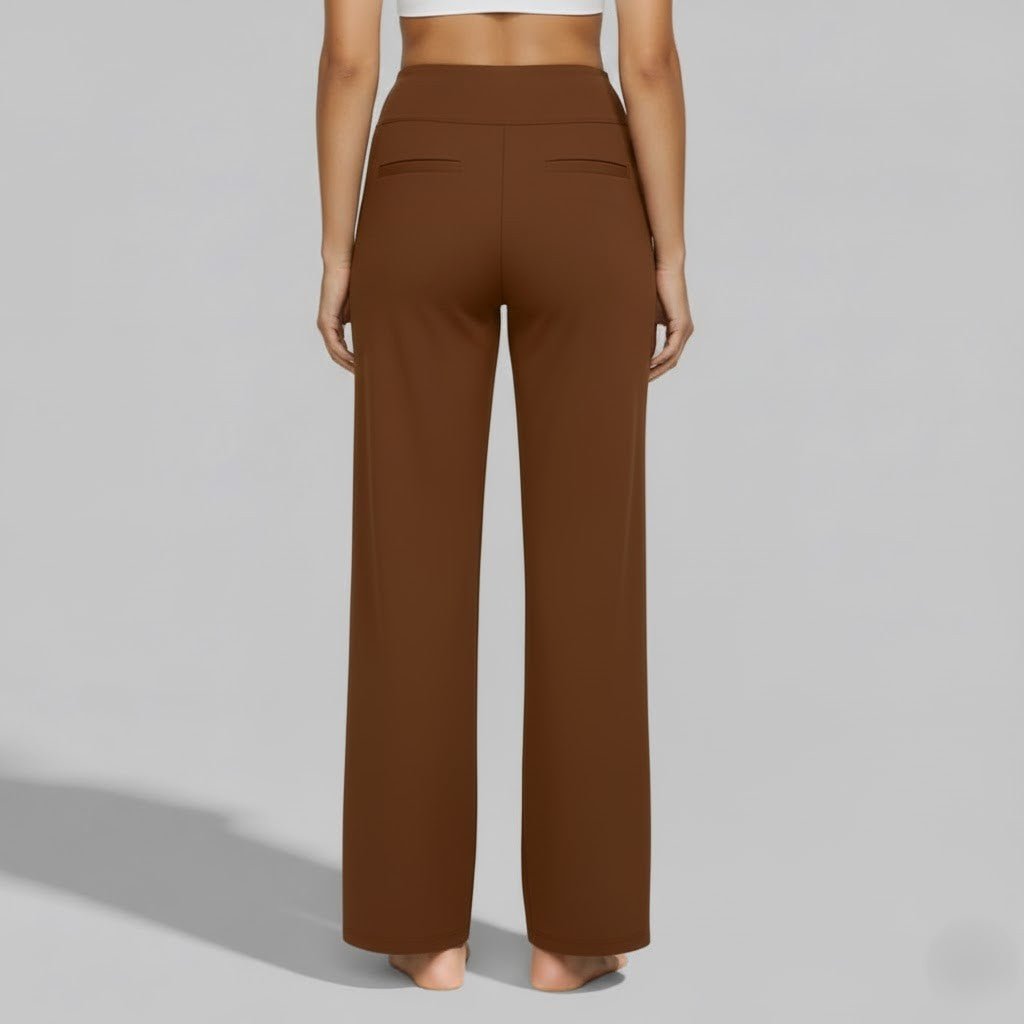 Women's High-Waisted Wide-Leg Trousers
