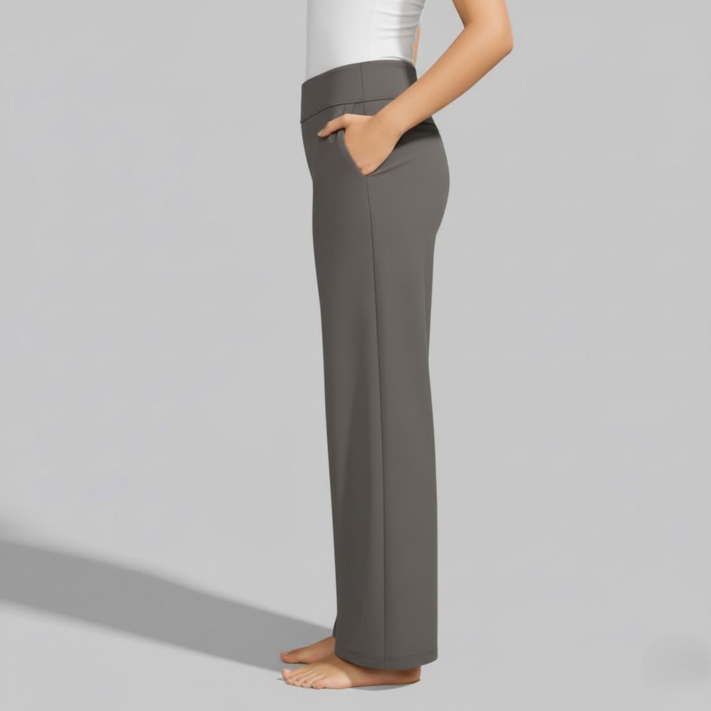 Women's High-Waisted Wide-Leg Trousers