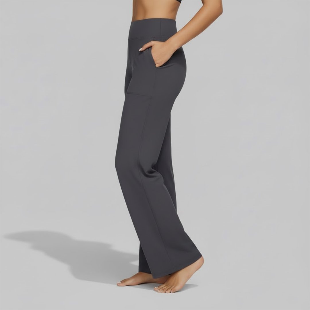 Women's High-Waisted Wide-Leg Trousers