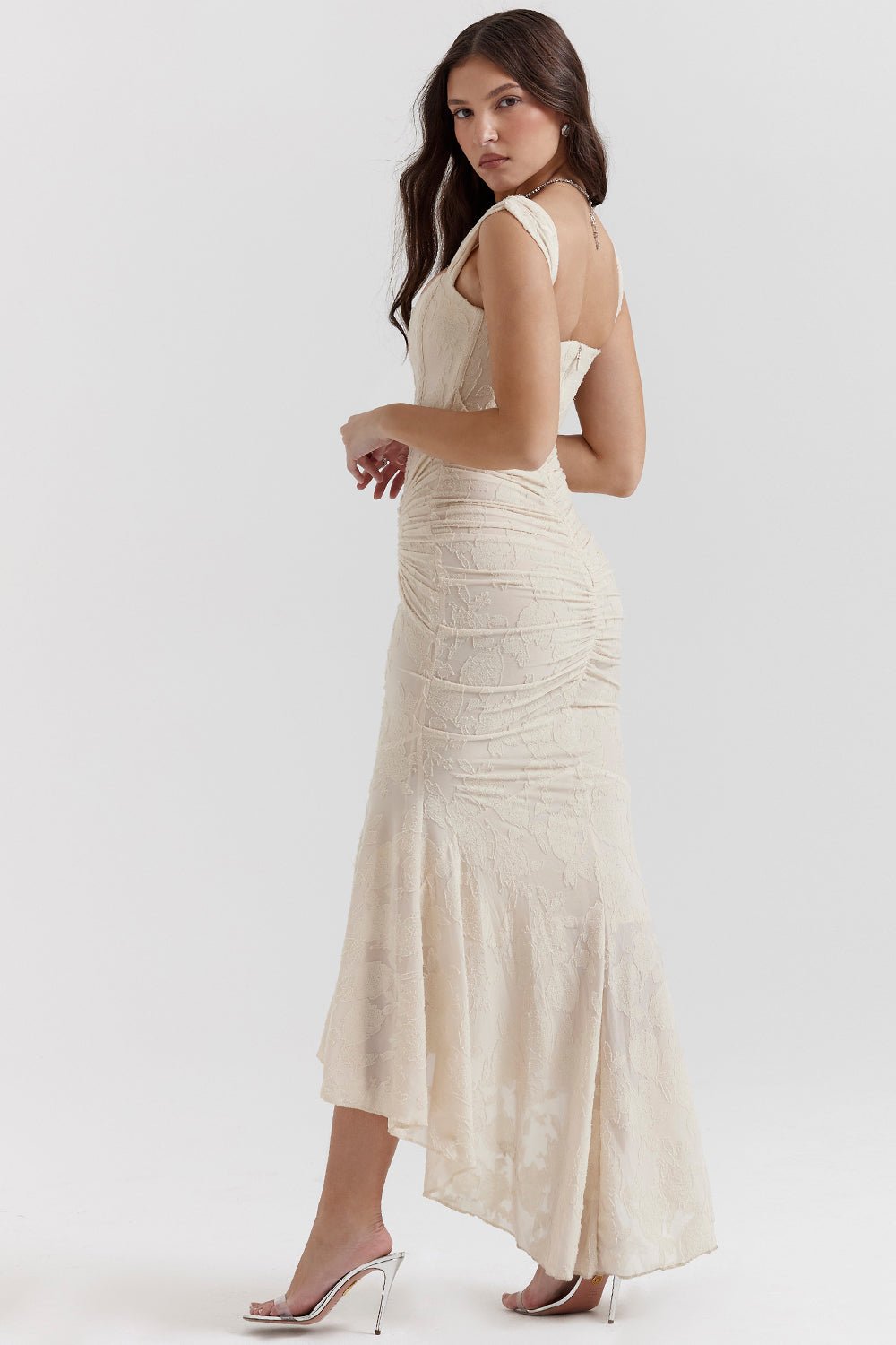 Women's Floral Bodycon Party Gown
