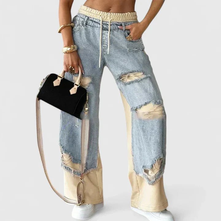 Women's Wide-Leg Denim Trousers