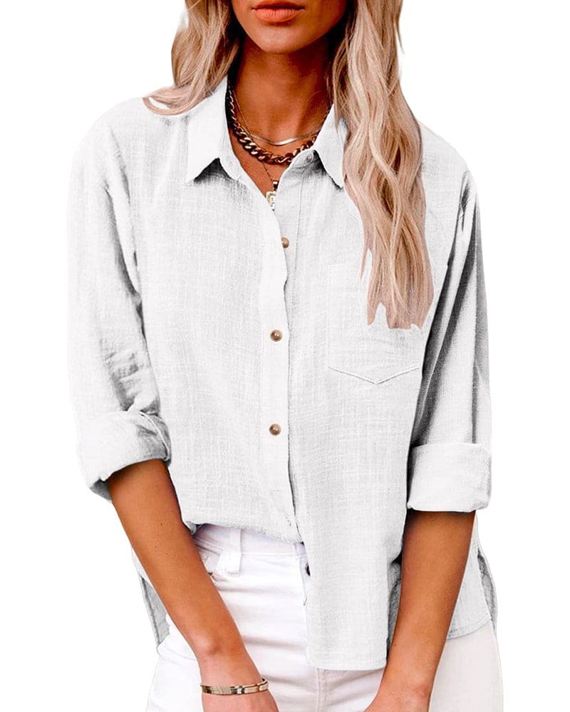 Women's Oversized Shirt - White