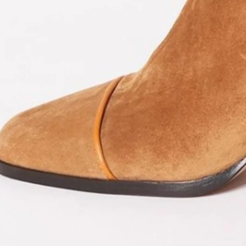 Women's Slim Suede Ankle Boots