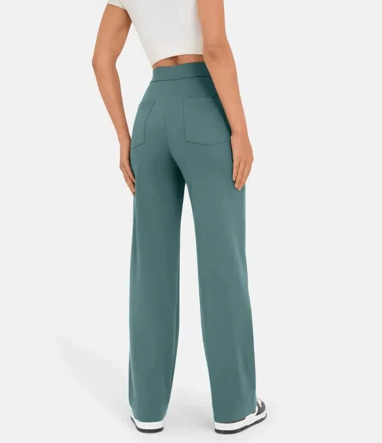 Women's High-Waisted Wide-Leg Trousers