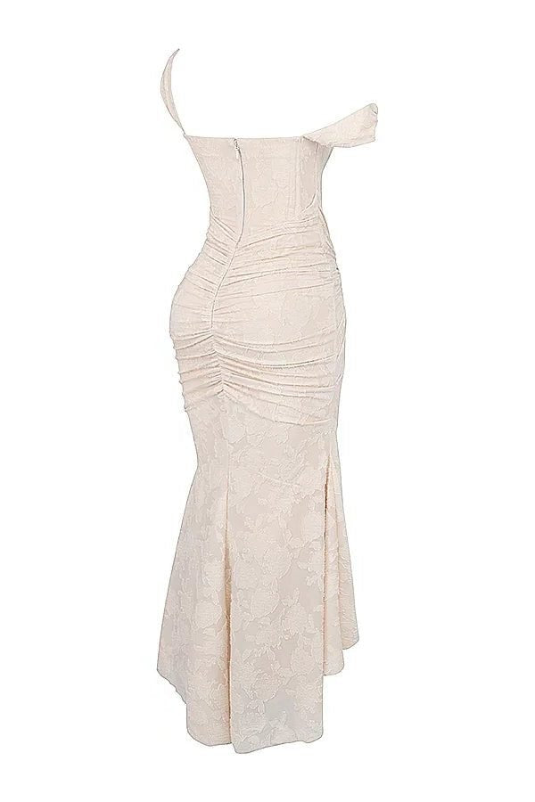 Women's Floral Square Neck Bodycon Party Dress