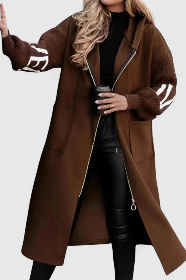 Women's Oversized Cardigan Longline Hooded Coat