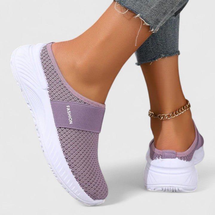 Women's Knit Slip-On Platform Trainers