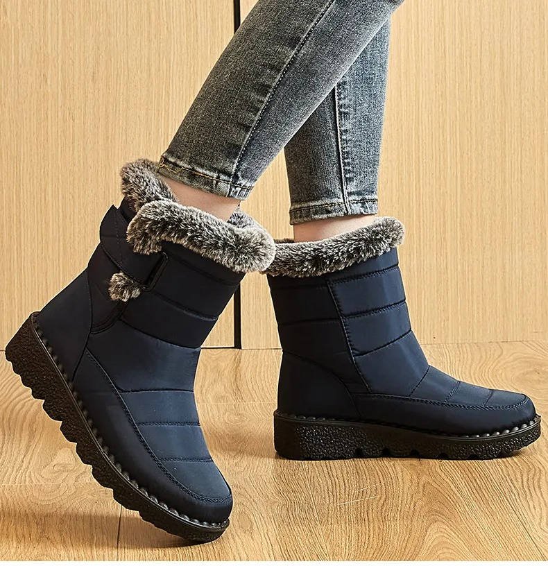 Women's Mid-Calf Waterproof Snow Boots