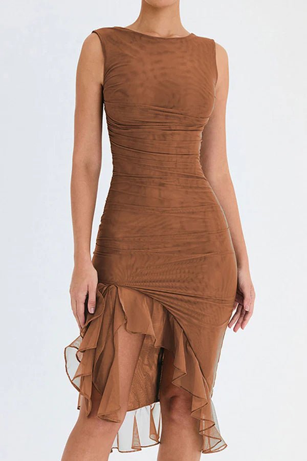 Women's Black One-Shoulder Bodycon Party Dress