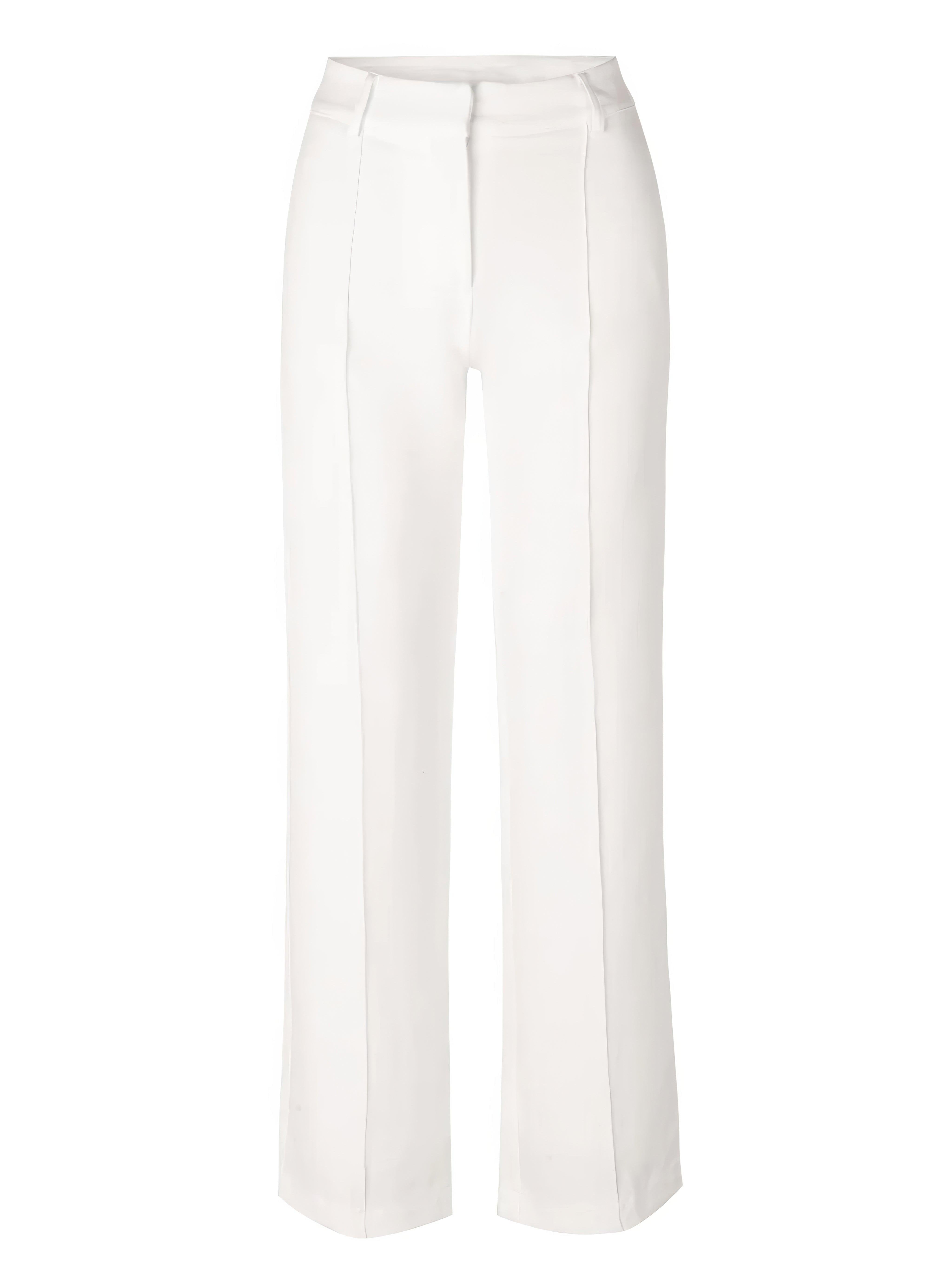 Women's Black High-Waisted Tailored Wide-Leg Trousers