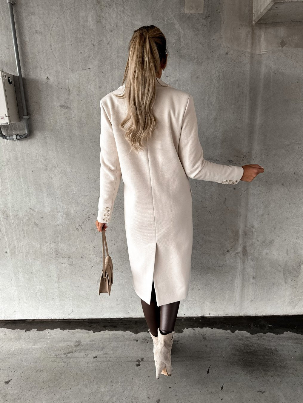 Women's Wool Longline Coat