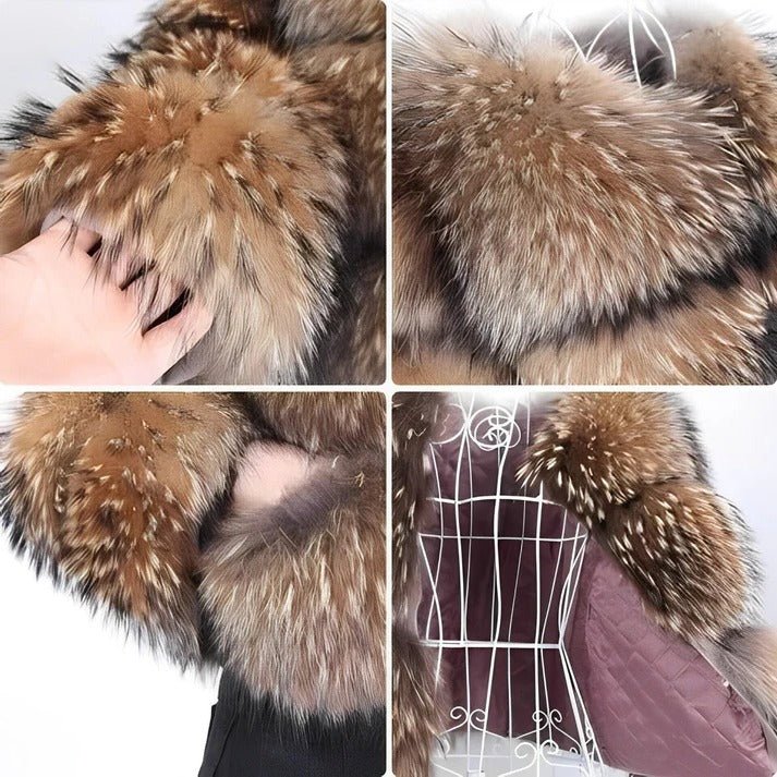 Women's Cropped Faux Fur Jacket