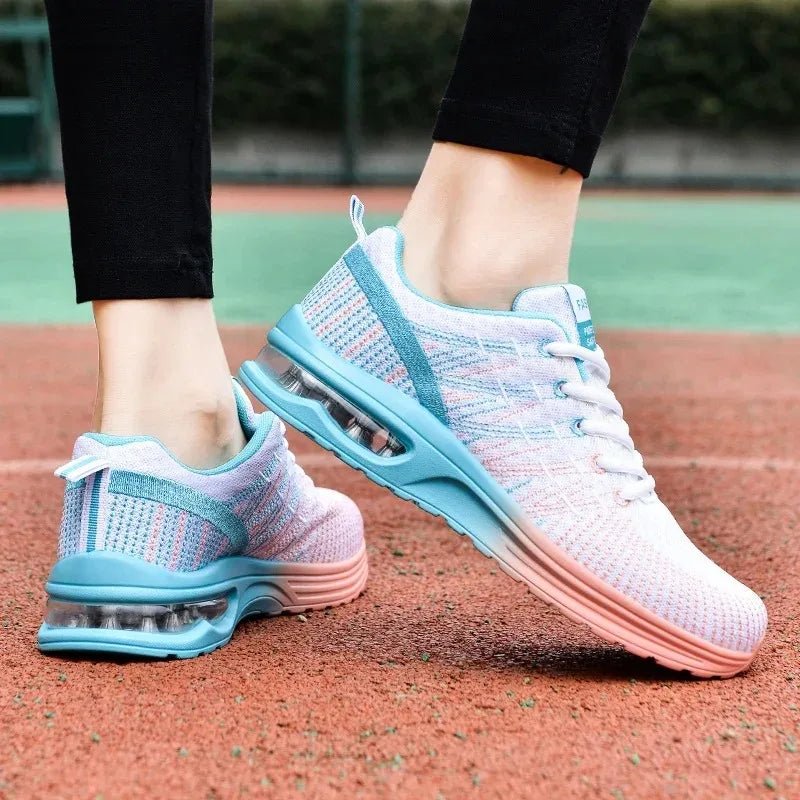 Women's Knit Running Lace-Up Trainers