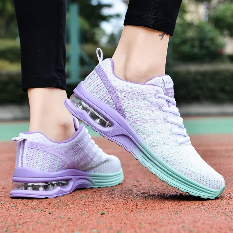 Women's Knit Running Lace-Up Trainers