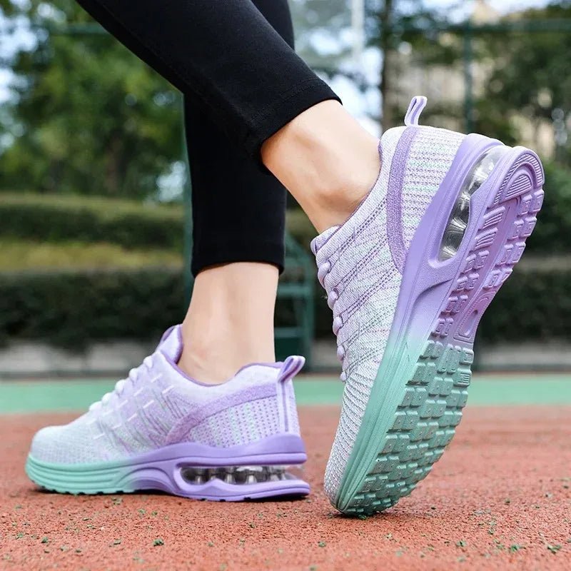 Women's Knit Running Lace-Up Trainers