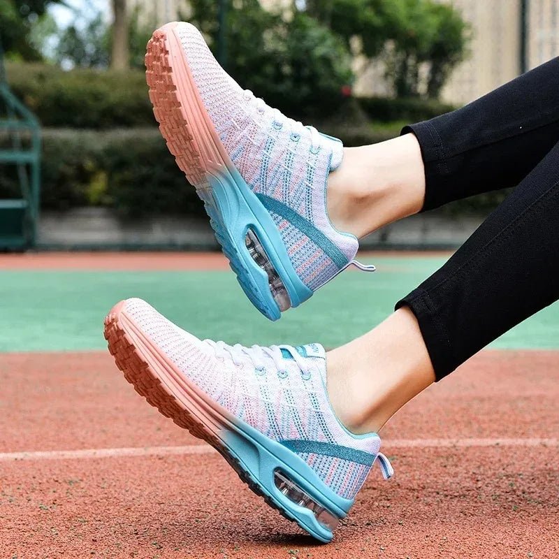 Women's Knit Running Lace-Up Trainers