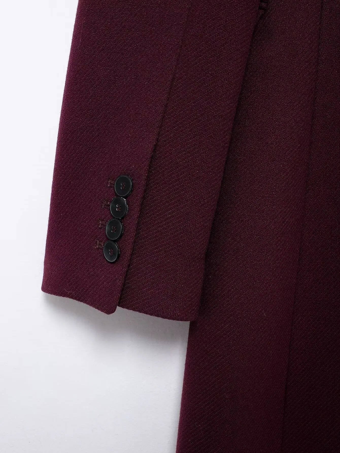 Women's Wool Longline Coat