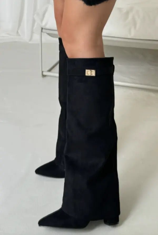 Women's Suede Knee-High Boots