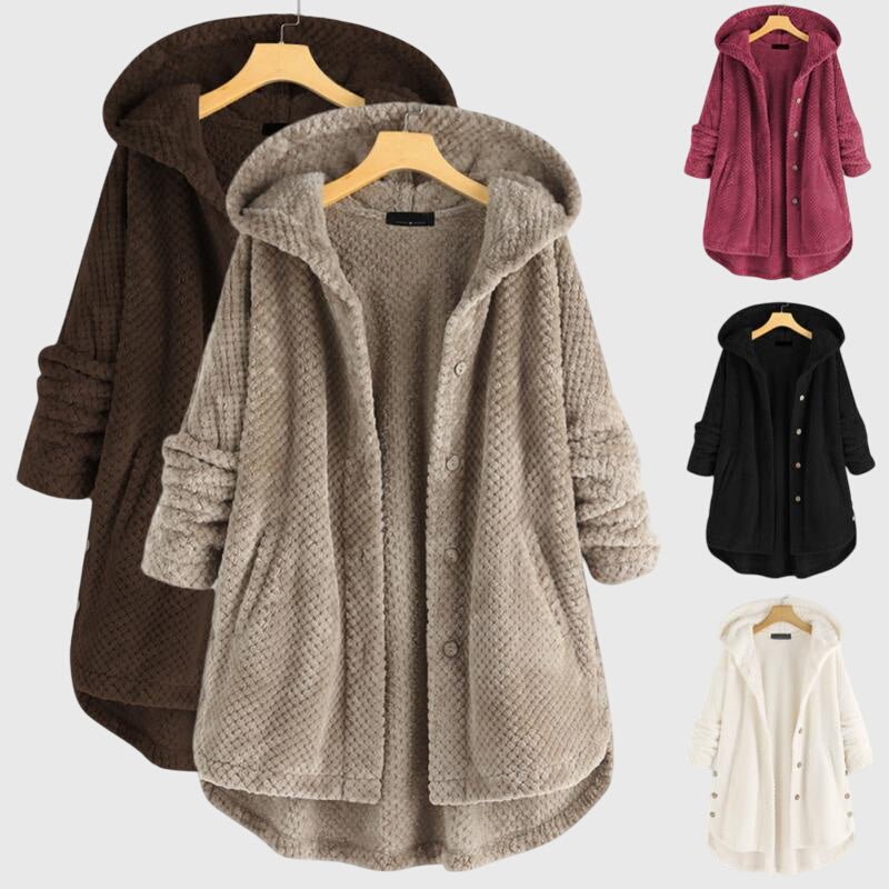 Women's Oversized Cardigan Longline Hooded Coat
