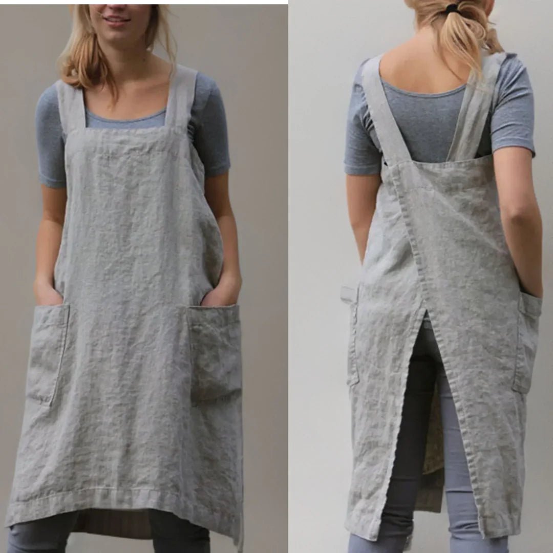 Women's Midi Pinafore Dress