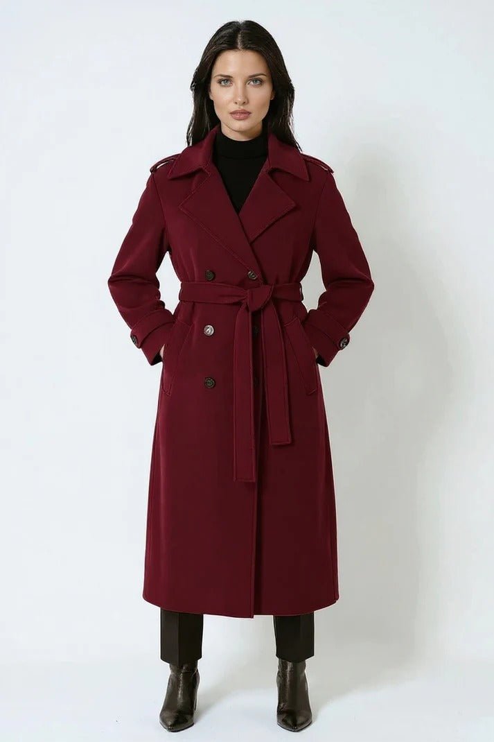 Women's Wool Trench Coat