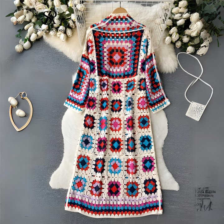 Women's Knit Longline Maxi Cardigan
