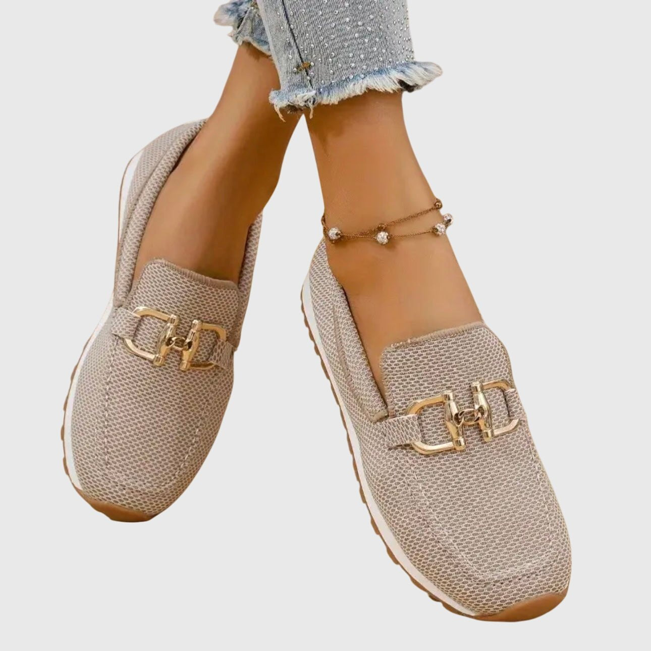 Women's Knit Platform Slip-On Trainers